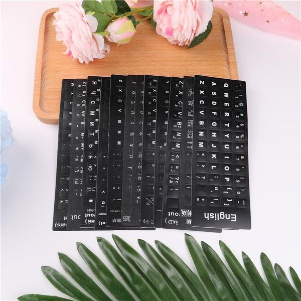 12styles waterproof language keyboard stickers layout with button letters alphabet for computer gift wrap
12styles waterproof language keyboard stickers layout with button letters alphabet for computer gift wrap