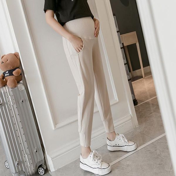maternity bottoms 2021 spring and summer pregnant women abdomen trousers soft comfortable work pants office lady cotton, White
maternity bottoms 2021 spring and summer pregnant women abdomen trousers soft comfortable work pants office lady cotton, White