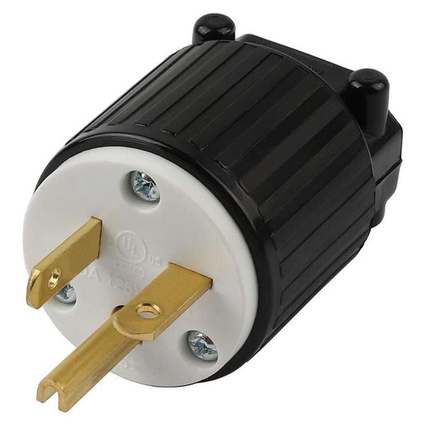 smart power plugs 15pv 15 amp 120-125 volt, nema 5-15p, 2pole 3wire, straight blade, male plug replacement cord outlet ,us 1pcs
smart power plugs 15pv 15 amp 120-125 volt, nema 5-15p, 2pole 3wire, straight blade, male plug replacement cord outlet ,us 1pcs