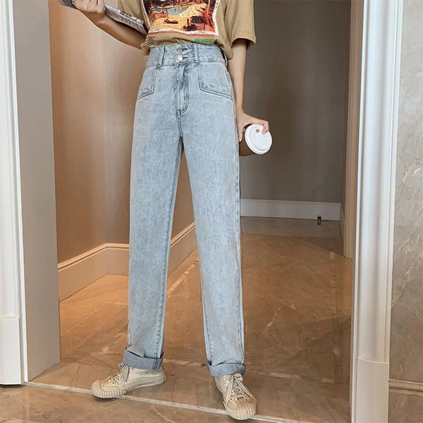 women's jeans broad-legged female loose high waist drop autumn spring 2021 women straight-tube daddy pants trousers clothing, Blue
women's jeans broad-legged female loose high waist drop autumn spring 2021 women straight-tube daddy pants trousers clothing, Blue