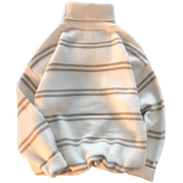 men's sweaters s-3xl plus size casual slim striped basic knitted thermal turtleneck pullover knitwear for men man sweater autumn, White;black
men's sweaters s-3xl plus size casual slim striped basic knitted thermal turtleneck pullover knitwear for men man sweater autumn, White;black