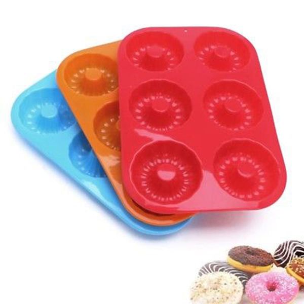 cake tools 1pc color random silicone donut mould baking pan non-stick mold safe tray maker for biscuit
cake tools 1pc color random silicone donut mould baking pan non-stick mold safe tray maker for biscuit