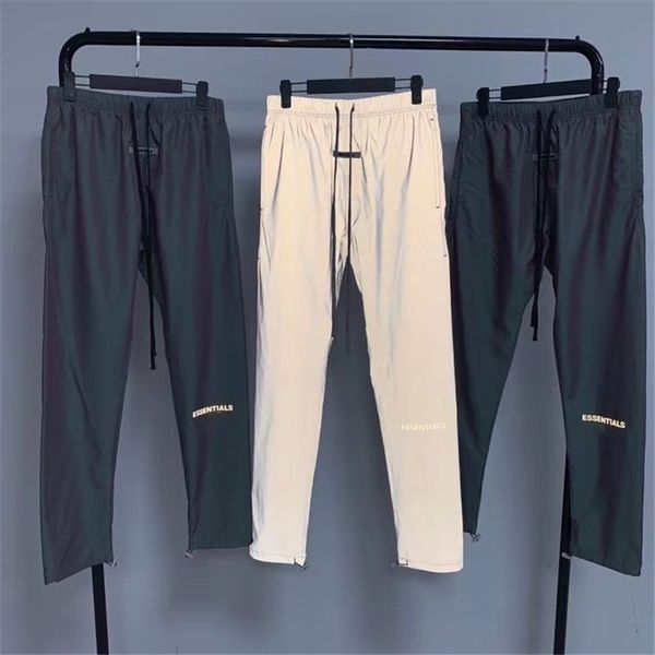2021 new laser reflective colorful nylon fog sweatpants men women 1:1 quality essentials trousers pants tpfn, Black
2021 new laser reflective colorful nylon fog sweatpants men women 1:1 quality essentials trousers pants tpfn, Black