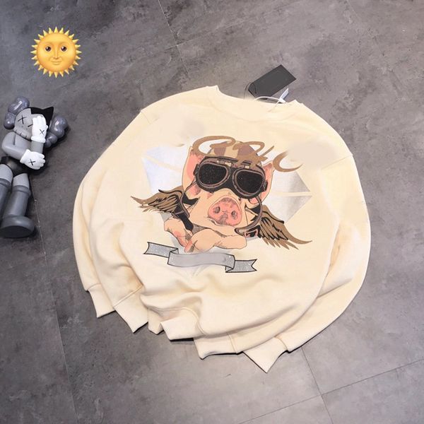 autumn winter 2021 new plush rich yellow flying piglet diamond big wings yuanlong men's and women's sweater top, Black
autumn winter 2021 new plush rich yellow flying piglet diamond big wings yuanlong men's and women's sweater top, Black