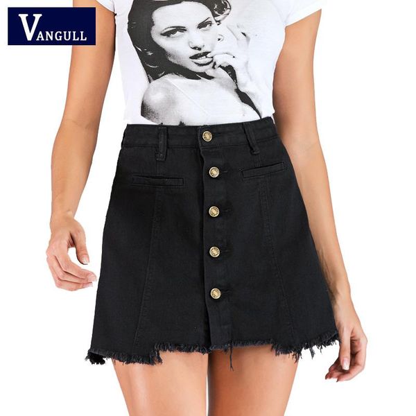 skirts vangull 2021 summer women casual jean high waist a line denim fashion mini skirt single breasted, Black
skirts vangull 2021 summer women casual jean high waist a line denim fashion mini skirt single breasted, Black