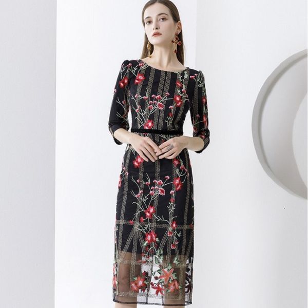 2021 new spring lace slim women retro mesh party dress vintage flowers lady's taste embroidery dresses dh1w, Black;gray
2021 new spring lace slim women retro mesh party dress vintage flowers lady's taste embroidery dresses dh1w, Black;gray