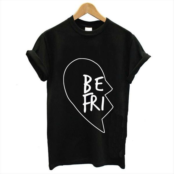 friends splicing letter print womens short sleeve o neck loose summer tee camisetas mujer, White
friends splicing letter print womens short sleeve o neck loose summer tee camisetas mujer, White