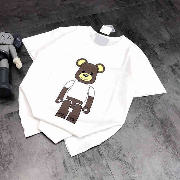 2022 factory wholesale new trendy versatile t-shirt couple doll print men's and women's same basic korean cartoon half sleeve qing, White
2022 factory wholesale new trendy versatile t-shirt couple doll print men's and women's same basic korean cartoon half sleeve qing, White