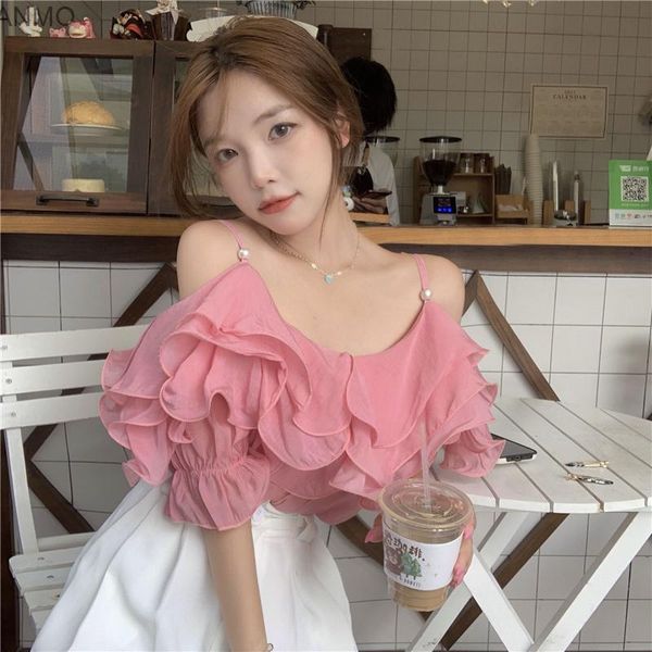 women's blouses & shirts gentle ruffle chiffon shirt design sense niche summer 2021 slim off shoulder top, White
women's blouses & shirts gentle ruffle chiffon shirt design sense niche summer 2021 slim off shoulder top, White