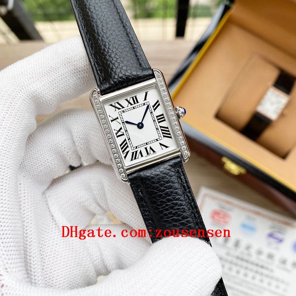 2020 classic tank solo quartz woman watches joker leather ladies wristwatches square womens watch 24*31mm d3151, Silver
2020 classic tank solo quartz woman watches joker leather ladies wristwatches square womens watch 24*31mm d3151, Silver