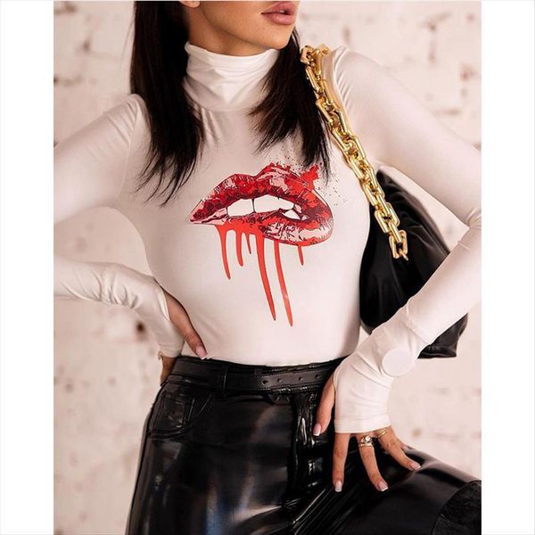 clubwear spring long sleeve red women jumpsuits lip print fashion bodysuits skinny bodycon turtleneck black white bodysuit streetwear
clubwear spring long sleeve red women jumpsuits lip print fashion bodysuits skinny bodycon turtleneck black white bodysuit streetwear