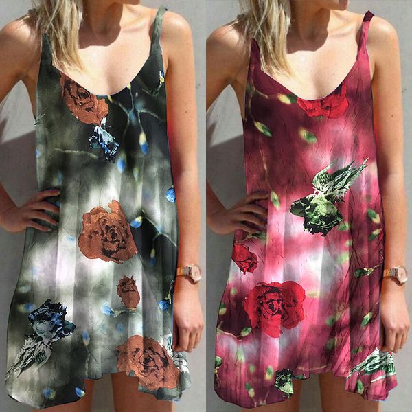 new casual loose printed dress in spring and summer of 2021, Black;gray
new casual loose printed dress in spring and summer of 2021, Black;gray