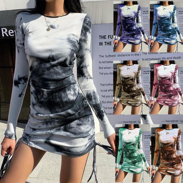 casual dresses women dress autumn 2021 fashion tie-dye long sleeve o-neck lady vestio, Black;gray
casual dresses women dress autumn 2021 fashion tie-dye long sleeve o-neck lady vestio, Black;gray