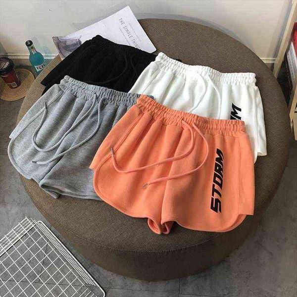 casual all match loose womens shorts leisure running workout harajuku clothing, White;black
casual all match loose womens shorts leisure running workout harajuku clothing, White;black