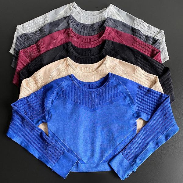 hollow out sports shirts seamless crop long sleeve fitness yoga shirts gym workout sports fitness women, White;red
hollow out sports shirts seamless crop long sleeve fitness yoga shirts gym workout sports fitness women, White;red