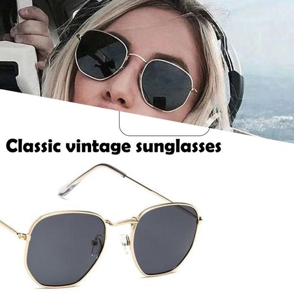 classic vintage brand designer golden frames mirror sunglasses for women metal reflecting flat lenses women's eyeglasses glasses wholes, White;black
classic vintage brand designer golden frames mirror sunglasses for women metal reflecting flat lenses women's eyeglasses glasses wholes, White;black