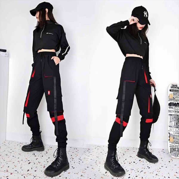 black cargo korean loose womens pants high waist slimming ankle length tied casual autumn sweater trousers harem, Black;white
black cargo korean loose womens pants high waist slimming ankle length tied casual autumn sweater trousers harem, Black;white