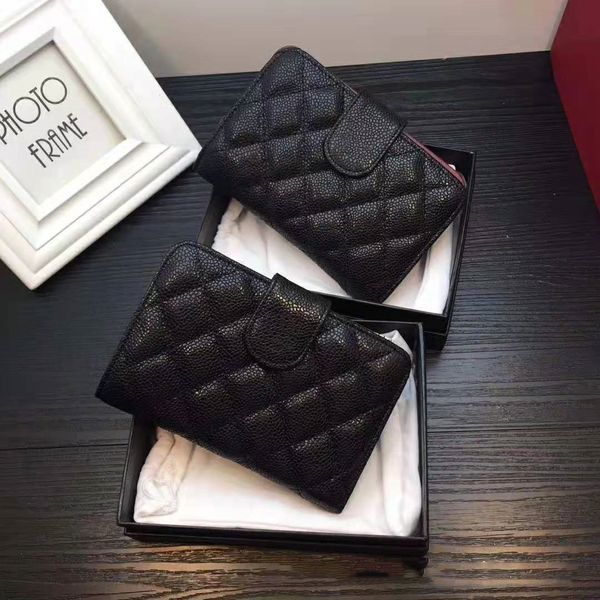 black designers classic genuine leather quilted wallet ladies caviar wallet fashion clutch luxurys purse with box, Red;black
black designers classic genuine leather quilted wallet ladies caviar wallet fashion clutch luxurys purse with box, Red;black