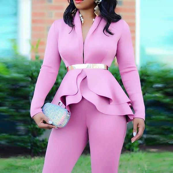 two piece dress ladies casual deep v-neck long sleeve women's sets autumn office lady pullover and pants pieces set, White
two piece dress ladies casual deep v-neck long sleeve women's sets autumn office lady pullover and pants pieces set, White