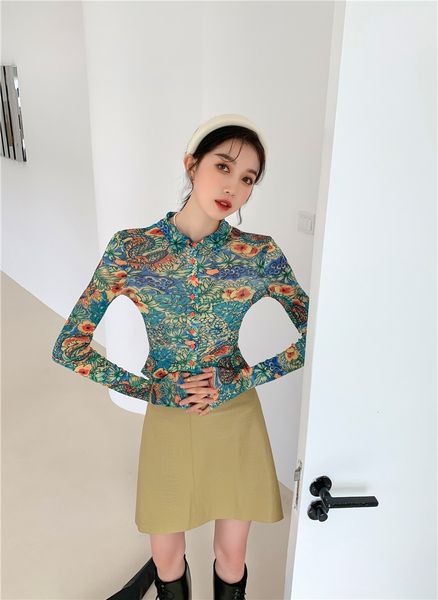 new dragon print green mesh long sleeve blouse button up collar see through shirt designer 2021 fashion women 0bs3, White
new dragon print green mesh long sleeve blouse button up collar see through shirt designer 2021 fashion women 0bs3, White