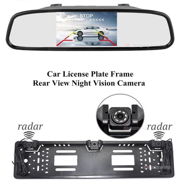 car rear view cameras& parking sensors 800x480tft lcd monitor system eu license rearview camera plate frame two reversing radar 3 in1
car rear view cameras& parking sensors 800x480tft lcd monitor system eu license rearview camera plate frame two reversing radar 3 in1