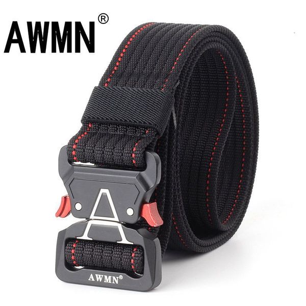 durable fashion the felt 2021 fast release snap cobra belt for outdoor sports, Black;brown