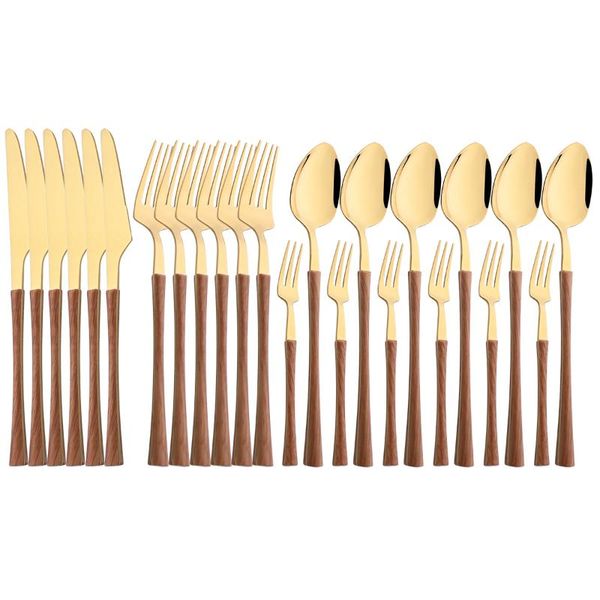 dinnerware sets brown gold knife cake fork spoons set imitation wood handle cutlery stainless steel tableware kitchen silverware
dinnerware sets brown gold knife cake fork spoons set imitation wood handle cutlery stainless steel tableware kitchen silverware