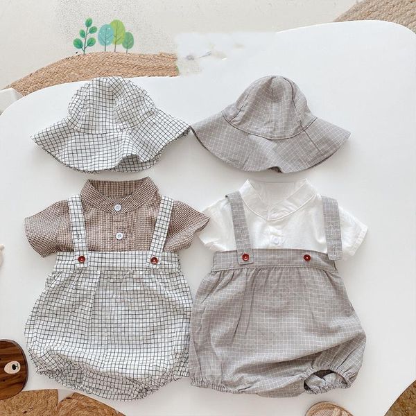 rompers 2021 summer toddler kids suspenders bodysuits baby boys girls plaid sleeveless loose, Blue
rompers 2021 summer toddler kids suspenders bodysuits baby boys girls plaid sleeveless loose, Blue