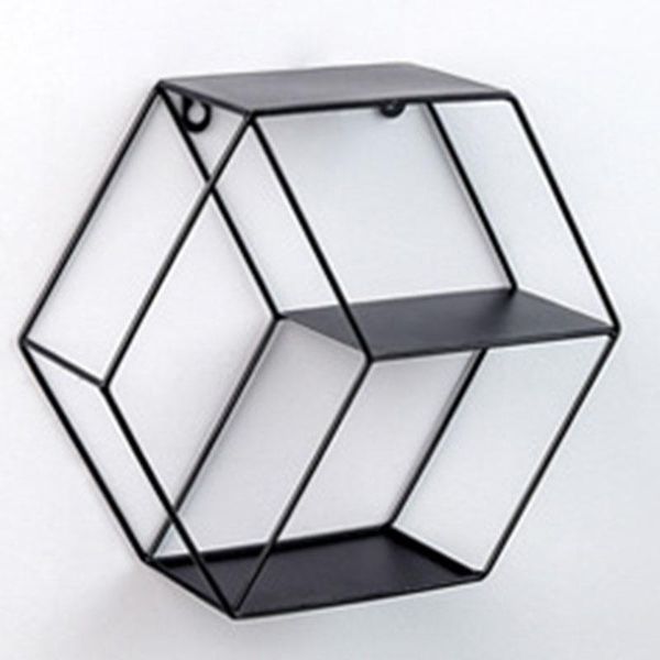 hexagon wall furniture floating wall shelves ledge shelf storage iron crafts
hexagon wall furniture floating wall shelves ledge shelf storage iron crafts