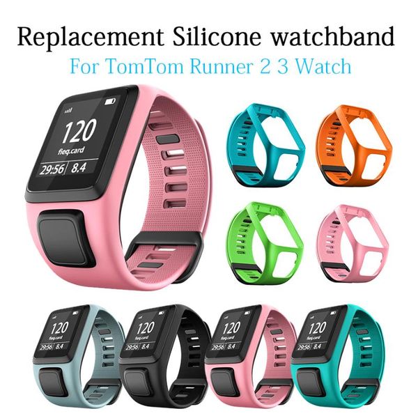 watch bands silicone replacement wristband band strap for tomtom runner 2 3 spark3 gps sport adventurer soft smart, Black;brown
watch bands silicone replacement wristband band strap for tomtom runner 2 3 spark3 gps sport adventurer soft smart, Black;brown