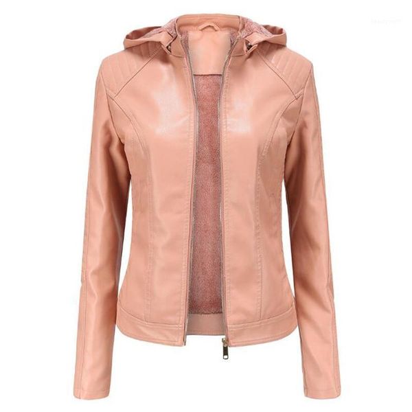 autumn and winter fashion leather jacket for women solid color long sleeve hoodies slim zipper warm faux women's &, Black
autumn and winter fashion leather jacket for women solid color long sleeve hoodies slim zipper warm faux women's &, Black
