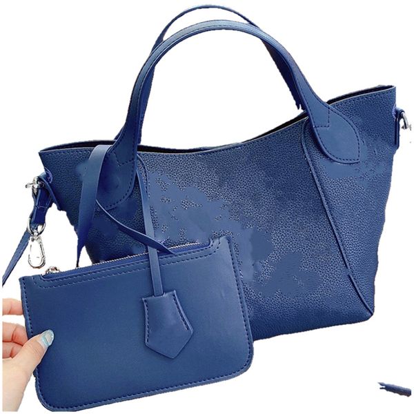designer tote bag fashion blue famous women shoulder crossbody 2 pcs set with walle lady purse high capacity portable mother package bags
designer tote bag fashion blue famous women shoulder crossbody 2 pcs set with walle lady purse high capacity portable mother package bags