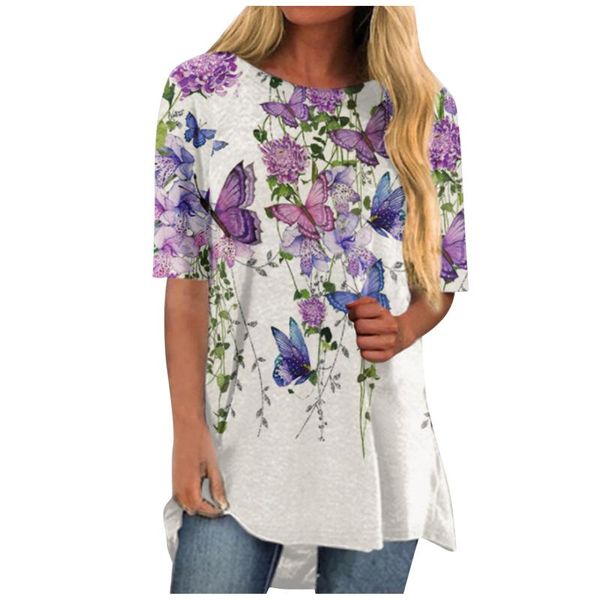 women's t-shirt women flower t-shirts butterfly summer girl o-neck shirts fashion casual printed short sleeve female pullover, White
women's t-shirt women flower t-shirts butterfly summer girl o-neck shirts fashion casual printed short sleeve female pullover, White