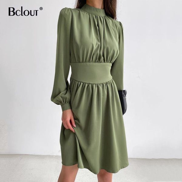 casual dresses bclout green vintage women short dress elegant turtleneck pleated party loose long sleeve robe autumn winter woven, Black;gray
casual dresses bclout green vintage women short dress elegant turtleneck pleated party loose long sleeve robe autumn winter woven, Black;gray
