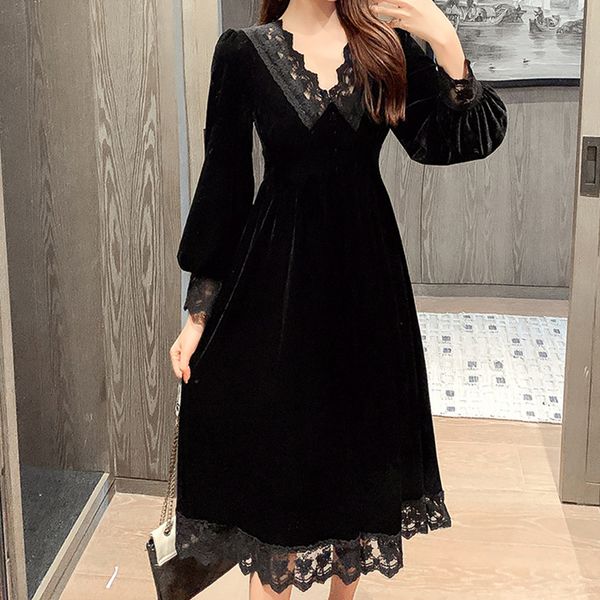 spring autumn v-neck simple lace thick formal temperamental work style elegant personality cute a-line dress oknw, White;black
spring autumn v-neck simple lace thick formal temperamental work style elegant personality cute a-line dress oknw, White;black