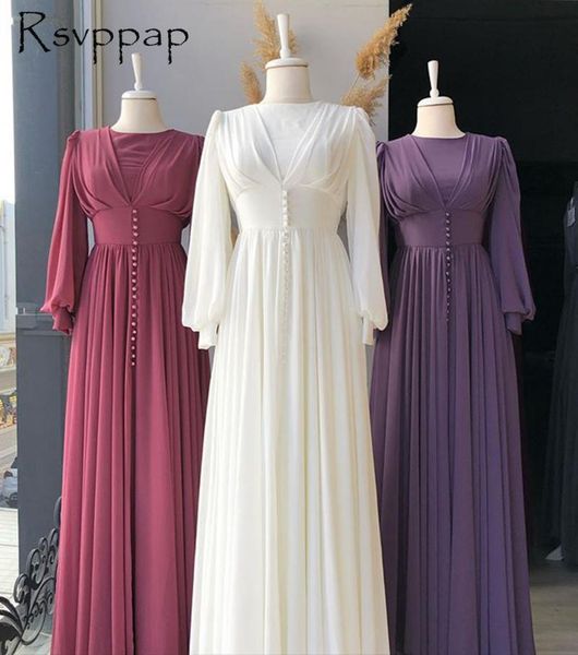 party dresses simple long sleeve dubai women evening 2021 muslim design white chiffon formal gowns, White;black
party dresses simple long sleeve dubai women evening 2021 muslim design white chiffon formal gowns, White;black