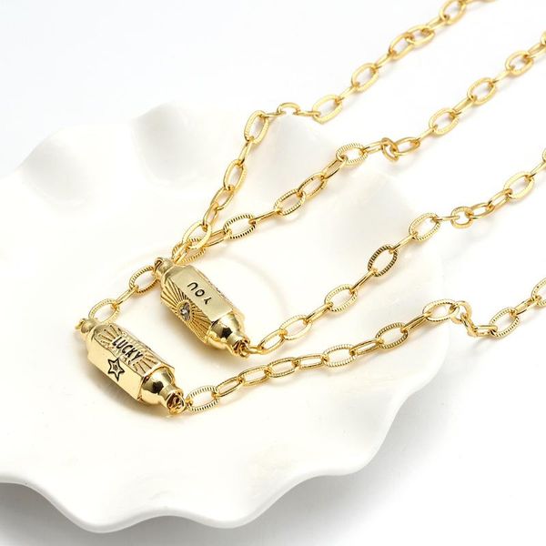 pendant necklaces color letter evil eye necklace women love heart hexagonal column chain micro-inlaid turkish lucky choker clavicle jewelry, Silver
pendant necklaces color letter evil eye necklace women love heart hexagonal column chain micro-inlaid turkish lucky choker clavicle jewelry, Silver