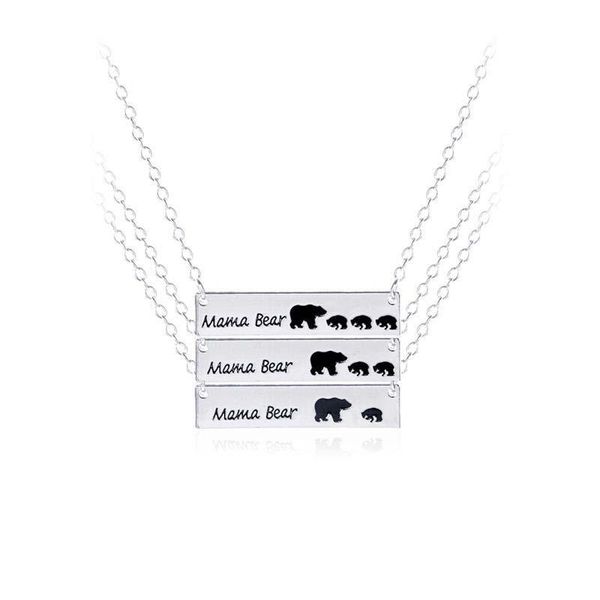 2021 mama bear necklace mother's day gift baby shower gift animal jewelry hip hop jewelry letter necklace for mom, Silver
2021 mama bear necklace mother's day gift baby shower gift animal jewelry hip hop jewelry letter necklace for mom, Silver