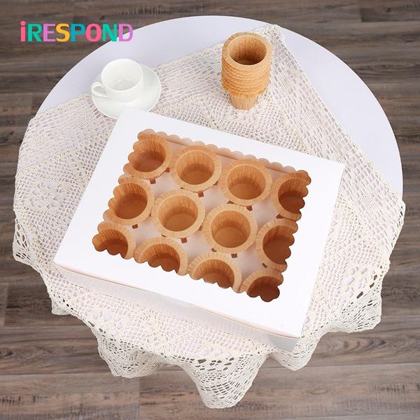 gift wrap 6pcs cupcake paper box white wedding party dessert candy kraft packaging windows muffin cake boxes 12 holders
gift wrap 6pcs cupcake paper box white wedding party dessert candy kraft packaging windows muffin cake boxes 12 holders