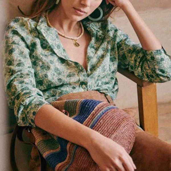 women's blouses & shirts floral print women buttons up green rose pattern long sleeve blouse elegant mujer chemisier femme chic to, White
women's blouses & shirts floral print women buttons up green rose pattern long sleeve blouse elegant mujer chemisier femme chic to, White