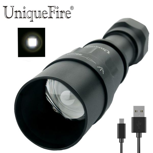 flashlights torches uniquefire 1605 usb rechargeable xml t6 led white light 38mm convex lens focus adjustable torch for camping & riding
flashlights torches uniquefire 1605 usb rechargeable xml t6 led white light 38mm convex lens focus adjustable torch for camping & riding