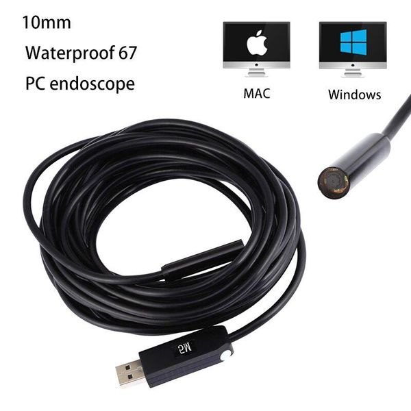 cameras usb inspection camera 10mm 5m borescope snake tube with 6 led lights for window pc endoscope
cameras usb inspection camera 10mm 5m borescope snake tube with 6 led lights for window pc endoscope