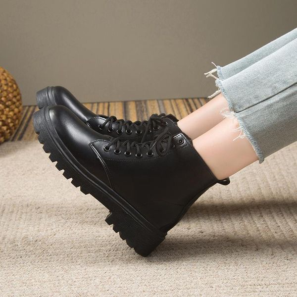 boots 2021 mid calf women winter keep warm fashion lace-up sports platform heel ladies casual snow simplicity, Black
boots 2021 mid calf women winter keep warm fashion lace-up sports platform heel ladies casual snow simplicity, Black