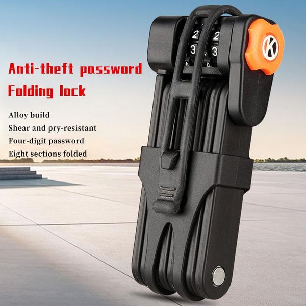 bike locks 1pcs folding lock hard steel 8 joints foldable structure bicycle motorcycle scooter anti-theft safety password outdoor
bike locks 1pcs folding lock hard steel 8 joints foldable structure bicycle motorcycle scooter anti-theft safety password outdoor