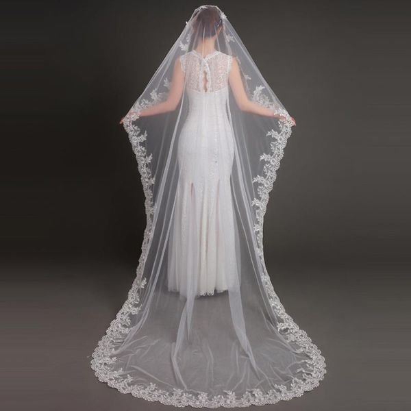 bridal veils 1.5m x 2m real pictures red white long tull lace veil to the floor with edge high quality, Black
bridal veils 1.5m x 2m real pictures red white long tull lace veil to the floor with edge high quality, Black