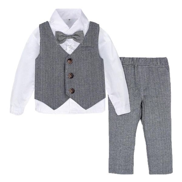 clothing sets baby boy gentleman set toddler baptism outfit children wedding birthday party clothes 3pcs, White
clothing sets baby boy gentleman set toddler baptism outfit children wedding birthday party clothes 3pcs, White