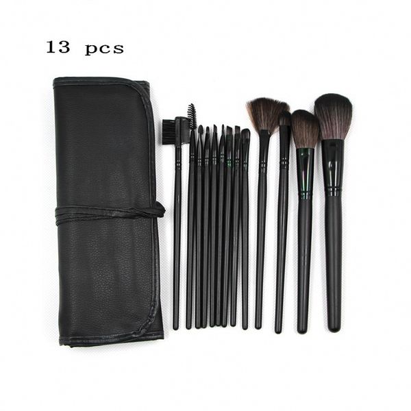 13 pcs makeup brush set professional with bag black wood handle goat hair cosmetic brushes kit
13 pcs makeup brush set professional with bag black wood handle goat hair cosmetic brushes kit