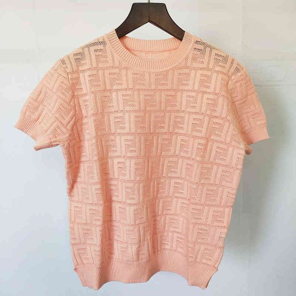 early spring jacquard round neck slim fashion short sleeve knitted women's good, White;black
early spring jacquard round neck slim fashion short sleeve knitted women's good, White;black