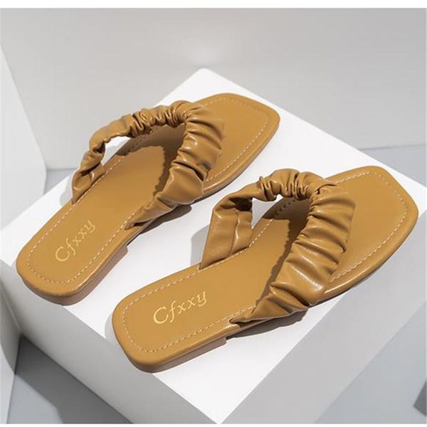 slippers ladies summer slides solid color pleated design clip toes flat women soft bottom shoes female beach flip flops, Black
slippers ladies summer slides solid color pleated design clip toes flat women soft bottom shoes female beach flip flops, Black