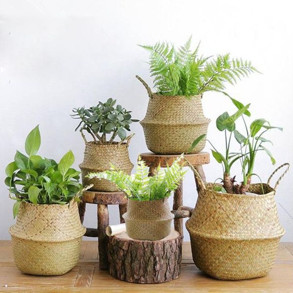 storage baskets 22/32cm straw basket wicker seagrasss folding laundry flower pot vase home garden hanging wedding#42
storage baskets 22/32cm straw basket wicker seagrasss folding laundry flower pot vase home garden hanging wedding#42